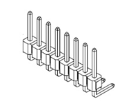 7332P Pin Header SGL Right-Angle