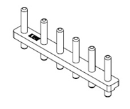 1086P Straight Header