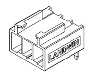3942P Single-Row DIP Header High-Temperature