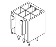 3941P Dual-Row DIP Header High-Temperature Type2