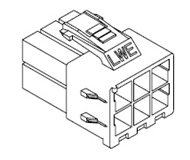 3940F Dual Row Plug Housing Type-1