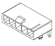 4202PA Right-Angle DIP Header