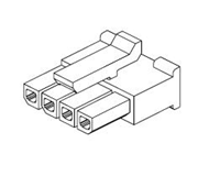 3000M Receptacle Housing BE