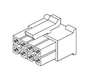 3000M Receptacle Housing Dual-row BE