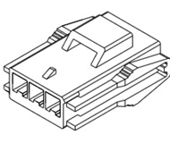 4500M Receptacle Housing Single Row