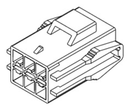4500M Receptacle Housing Dual Row