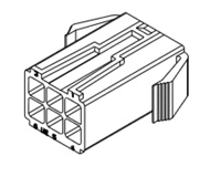 4510M Receptacle Housing Dual Row